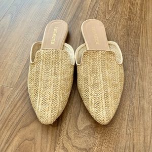 Restricted Raffia Mule